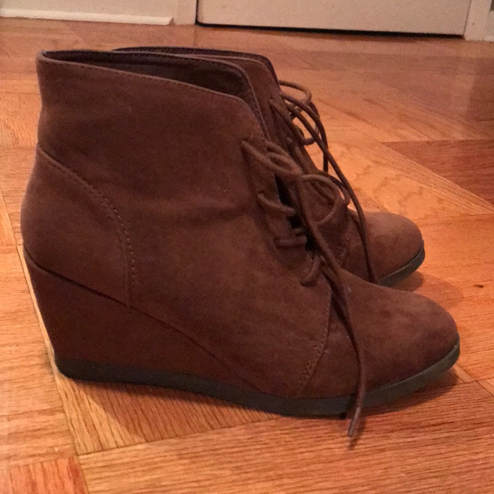 Madden girl wedge booties